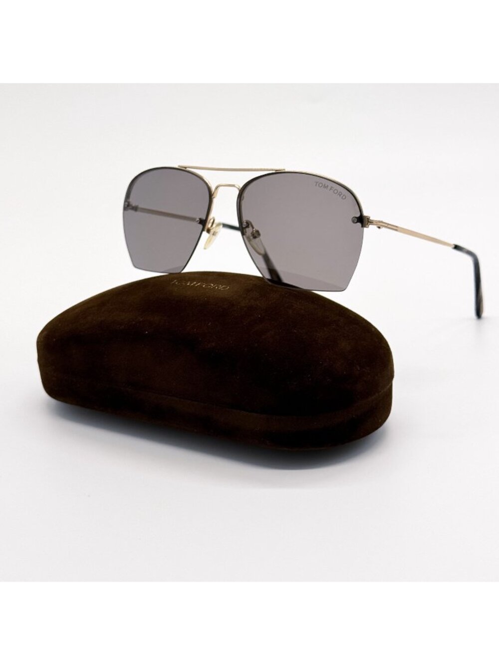 NEW TOM FORD WHELAN SUNGLASSES TF505 28E AVIATOR GOLD/BROWN WOMEN EYEWEAR FT0505